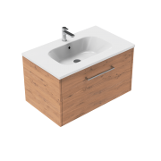 750 Sahara Wall Hung Vanity (1 Drawer) - Specify Colour & Basin & Cabinet Style