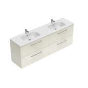 1800 Sahara Floor Standing Double Basin Vanity (4 Drawer) - Specify Colour & Basin & Cabinet Style