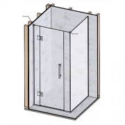 SERENO FRAMELESS SHOWER 1100X1100