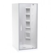 MILLENNIUM 1000X900 3 SIDED 900 DOOR - RIGHT HAND CORNER MOULDED SATIN