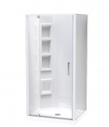 MILLENNIUM 900X1000 2 SIDED 1000 DOOR CORNER MOULDED WHITE