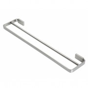 HEIRLOOM PODIUM DBL TOWEL RAIL 600MM B/NICKEL