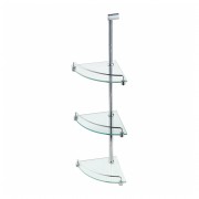 HEIRLOOM CORNER GLASS SHELF -TRIPPLE UGSCT