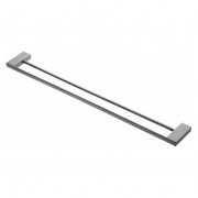 TEKA TOWEL RAIL DBL 800MM GUNMETAL