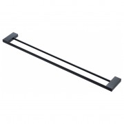 TEKA TOWEL RAIL DBL 800MM NOIR