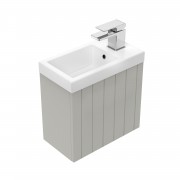 400 Porscha Wall Hung Right Hand Hinge Vanity (1 Door Push to Open) - Specify Colour & Door Front &