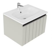 600 Porscha Wall Hung Vanity (1 Drawer) - Specify Colour & Drawer Front & Basin