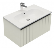 750 Porscha Wall Hung Vanity (1 Drawer) - Specify Colour & Drawer Front & Basin