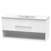 CASHMERE 1200 DRAWER OPEN ULTRA GLOSS WHITE