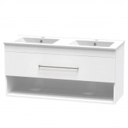 CASHMERE 1200 DB DRAWER OPEN ULTRA GLOSS WHITE