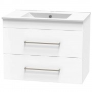 CASHMERE 600 DOUBLE DRAWER WALL ULTRA GLOSS WHITE
