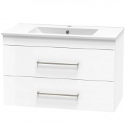 CASHMERE 900 DOUBLE DRAWER WALL ULTRA GLOSS WHITE