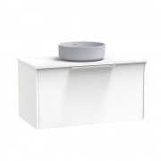 NIKAU PRO 900 SINGLE DRAWER ULTRA GLOSS WHITE