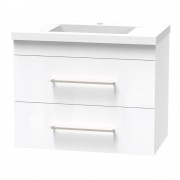 CASHMERE NORFOLK 750 DOUBLE DRAWER WALL ULTRA GLOSS WHITE