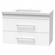 CASHMERE NORFOLK 900 DOUBLE DRAWER WALL ULTRA GLOSS WHITE