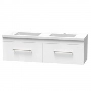 NORFOLK 1500 DB SINGLE DRAWER ULTRA GLOSS WHITE