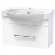 RAGLAN 750 SINGLE DRAWER ULTRA GLOSS WHITE