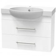 RAGLAN 900 DOUBLE DRAWER WALL ULTRA GLOSS WHITE