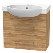 RAGLAN VANITY - WALL HUNG - DOUBLE DRAWER