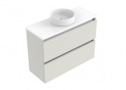 900 Oxley Slim Luxe Wall Hung Vanity (2 Drawer)