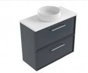 750 Francisco Slim Luxe Wall Hung Vanity (2 Drawer)