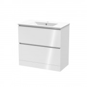 PINNACLE 900 DOUBLE DRAWER FLOOR ULTRA GLOSS WHITE