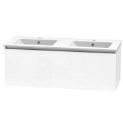 PINNACLE VALLEY 1200 DB SINGLE DRAWER ULTRA GLOSS WHITE