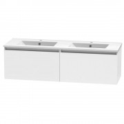 PINNACLE 1500 DB SINGLE DRAWER ULTRA GLOSS WHITE