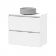 PINNACLE PRO 750 DOUBLE DRAWER WALL ULTRA GLOSS WHITE