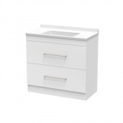 STATESMAN 900 DOUBLE DRAWER FLOOR ULTRA GLOSS WHITE