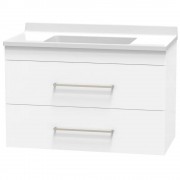 STATESMAN 900 DOUBLE DRAWER WALL WHITE MELAMINE