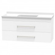 STATESMAN 1200 DOUBLE DRAWER WALL WHITE MELAMINE