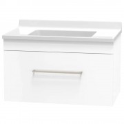 CASHMERE STATESMAN 750 SINGLE DRAWER ULTRA GLOSS WHITE