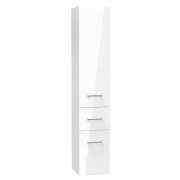 CLASSIC TOWER 1600X300X320 ONE DOOR TWO DRAWERS ULTRA GLOSS WHITE