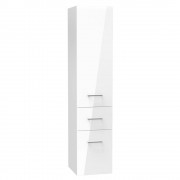 CLASSIC TOWER 1600X350X380 ONE DOOR TWO DRAWERS ULTRA GLOSS WHITE