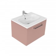 600 Harrow Wall Hung Vanity (1 Drawer) - Specify Colour & Basin