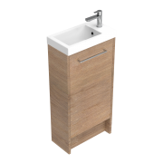 400 Sahara Floor Standing Vanity (1 Door LH Hinge) - Specify Colour & Cabinet Style