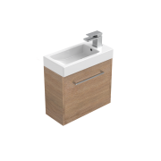 500 Sahara Wall Hung Vanity (1 Door LH Hinge) - Specify Colour & Cabinet Style