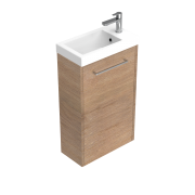 400 Sahara Double Height Wall Hung Vanity (1 Door RH Hinge) - Specify Colour & Cabinet Style