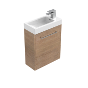 500 Sahara Double Height Wall Hung Vanity (1 Door RH Hinge) - Specify Colour & Cabinet Style