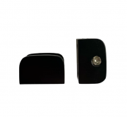 SHELF BRACKET SET SATIN BLACK