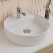 Sofia Round 420mm Vessel Basin (1 tap hole) - Matte White NEW