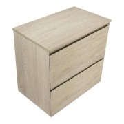 900 Ravani Cabinet (2 Drawer) Matching Timber Top - Specify Colour