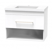 NORFOLK 750 DRAWER OPEN ULTRA GLOSS WHITE