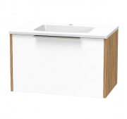 NIKAU 750 SINGLE DRAWER ULTRA GLOSS WHITE/COLOUR