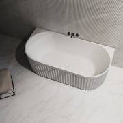 Laurel 1500 Back to Wall Bath - Gloss White