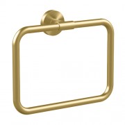 Evoke Towel Ring - Brushed Brass