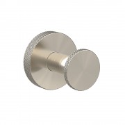 Motivo Knurled Robe Hook - Brushed Nickel