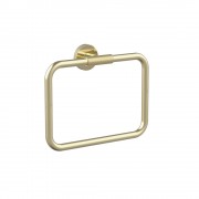 Motivo Knurled Towel Ring - Brushed Brass