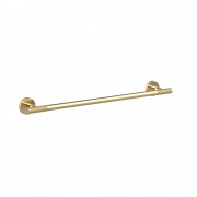 Motivo Knurled Towel Bar 500mm - Brushed Brass